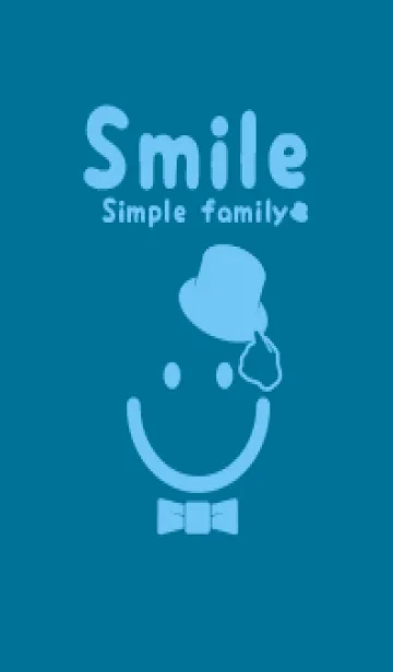 [LINE着せ替え] スマイル＆紳士 ダックブルーの画像1