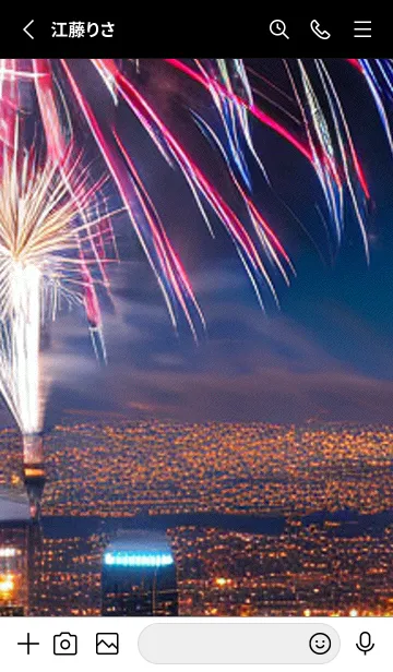 [LINE着せ替え] 夏夜のカケラ#HS013。の画像2