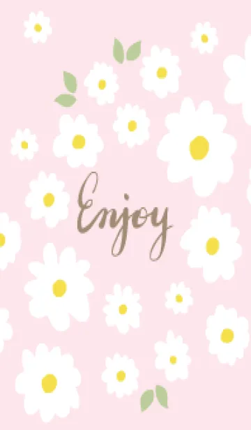 [LINE着せ替え] 白花 斜め5の画像1