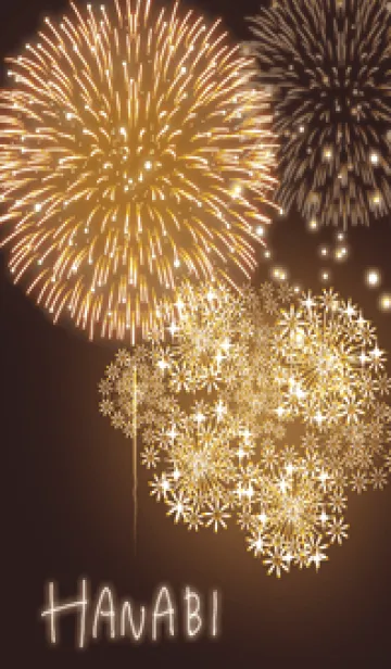 [LINE着せ替え] 夏の華♡beige05_1の画像1