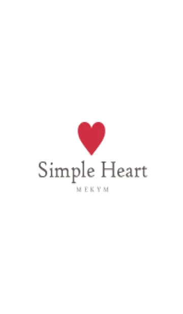 [LINE着せ替え] SIMPLE HEART-LOVE- 2の画像1