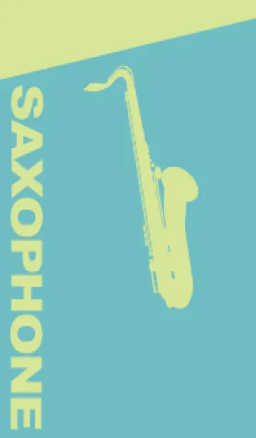 [LINE着せ替え] Saxophone CLR 淡水色の画像1