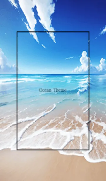 [LINE着せ替え] Ocean Theme - 007 BKの画像1