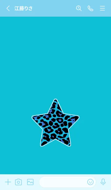 [LINE着せ替え] レオパード スター 161の画像2