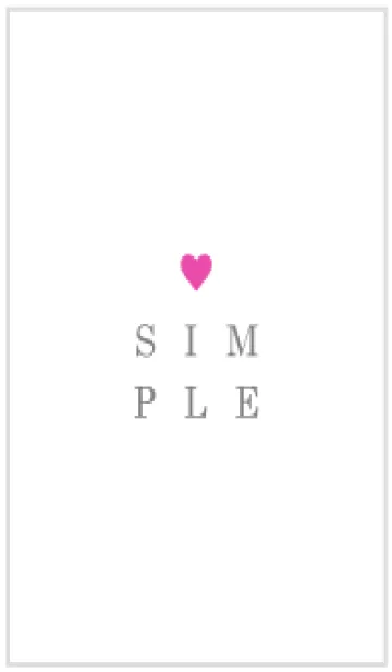 [LINE着せ替え] SIMPLE-HEART 32の画像1