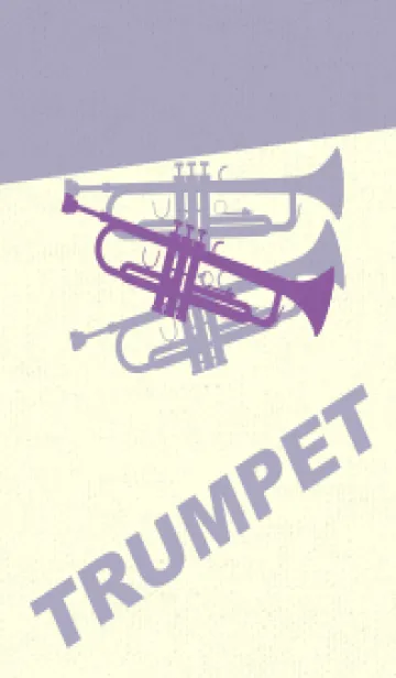 [LINE着せ替え] Trumpet CLR モーブの画像1