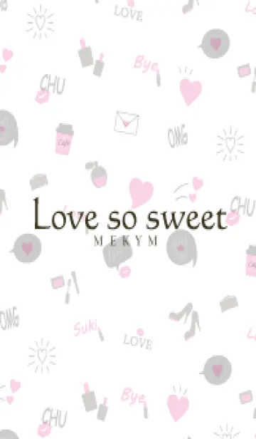 [LINE着せ替え] Love so sweet - MEKYM 6の画像1