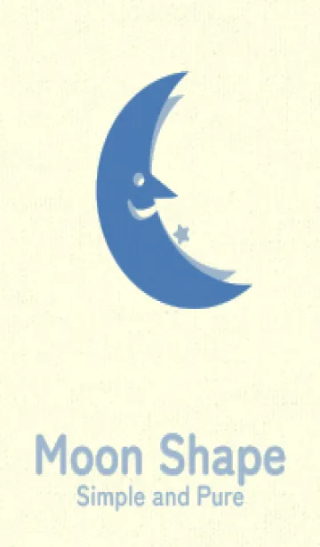 [LINE着せ替え] 月型の着せかえ ペールサルビアブルーの画像1