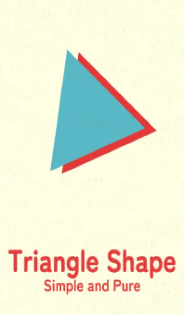 [LINE着せ替え] 三角型の着せかえ 新橋色の画像1