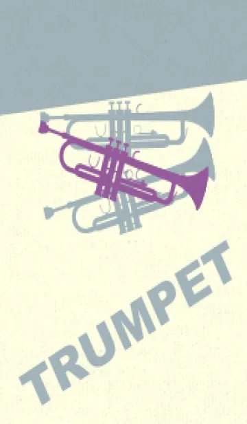 [LINE着せ替え] Trumpet CLR カンパヌラパープルの画像1