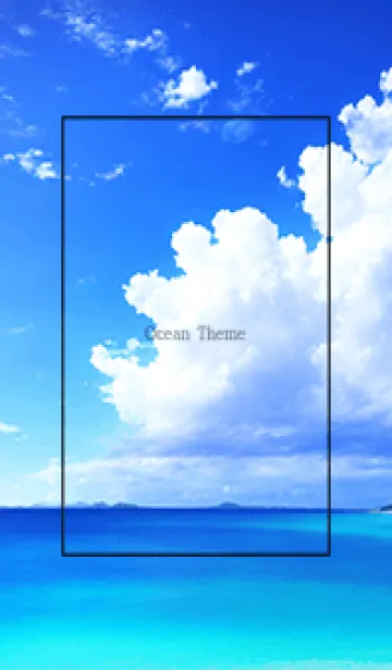 Ocean Theme - 011 BKの着せ替えメイン画像
