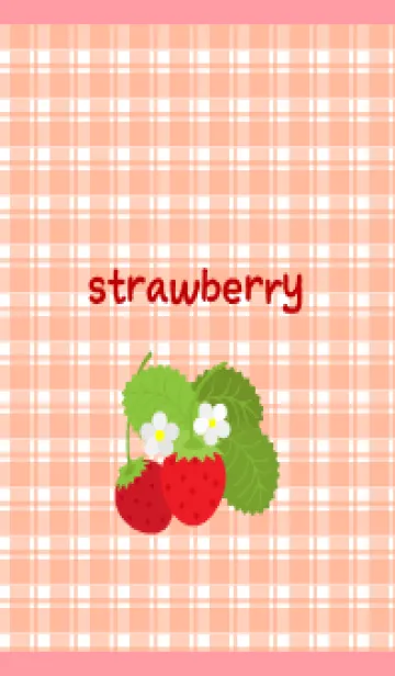 [LINE着せ替え] かわいい野イチゴ 薄いピンクの画像1