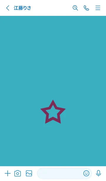 [LINE着せ替え] シンプル ロック スター 131の画像2