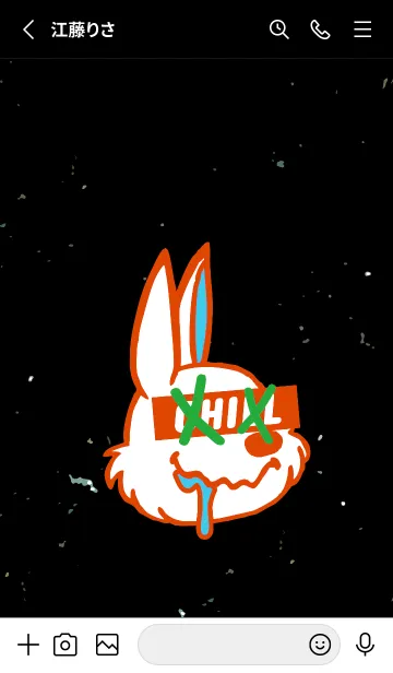 [LINE着せ替え] チル ラビット 60の画像2