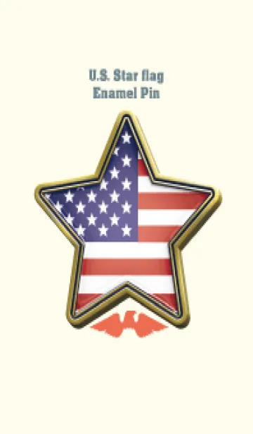 [LINE着せ替え] U.S. Star flag Enamel Pin 9の画像1