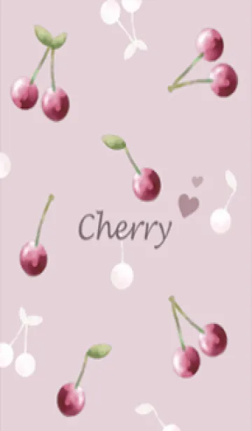 [LINE着せ替え] かわいい♪大好きなさくらんぼ♪1の画像1