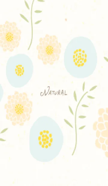 [LINE着せ替え] 丸くて可愛い花20の画像1