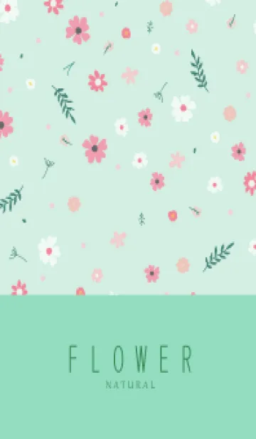 [LINE着せ替え] FLOWER MINT GREEN -NATURAL-6の画像1