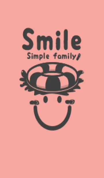 [LINE着せ替え] スマイル＆サマー ディープシェルピンクの画像1