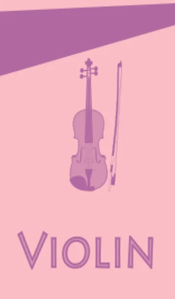 [LINE着せ替え] Violin CLR ライトオーキッドピンクの画像1