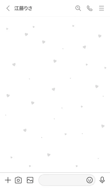 [LINE着せ替え] HEART GRAY-SIMPLE MEKYM 6の画像2