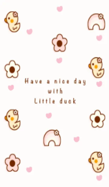 [LINE着せ替え] Baby duck theme 3の画像1