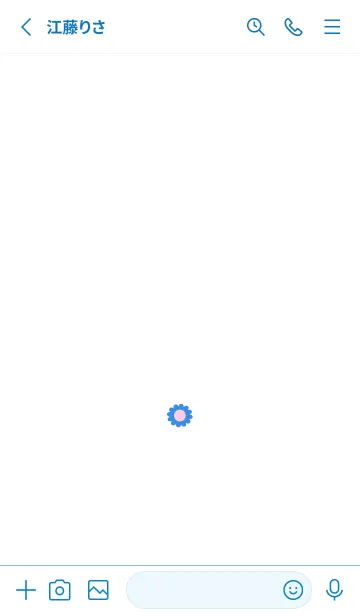 [LINE着せ替え] ミニ フラワー __23の画像2