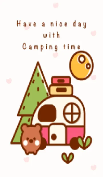 [LINE着せ替え] Camping time themeの画像1