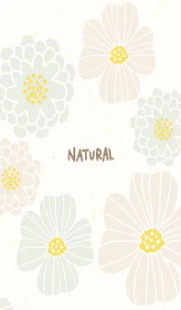 [LINE着せ替え] くすみカラー 可愛い花23の画像1