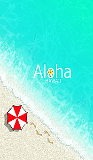 [LINE着せ替え] ワイマナロビーチ★ハワイ＊ALOHA+331の画像1