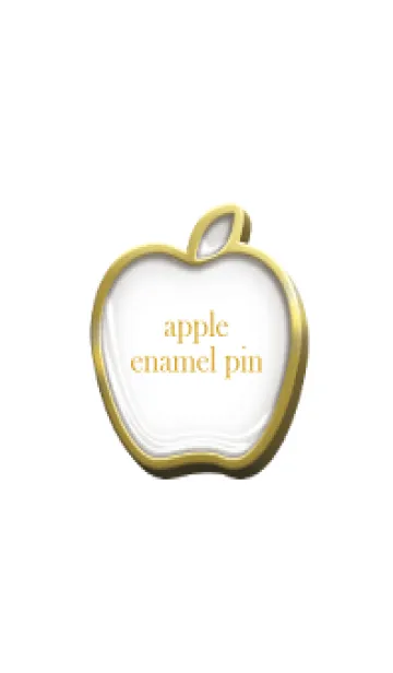 [LINE着せ替え] apple Enamel Pin 24の画像1