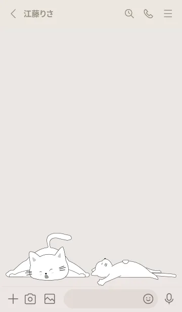 [LINE着せ替え] lazy cat..97の画像2