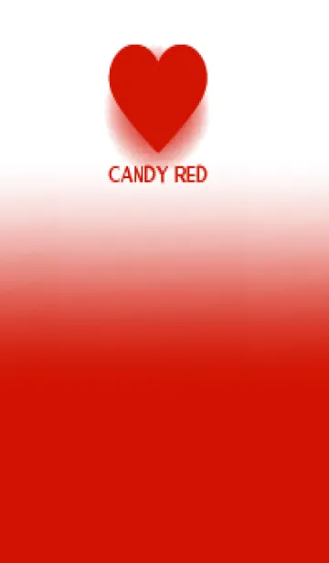 [LINE着せ替え] Candy Red & White Theme V.5 (JP)の画像1