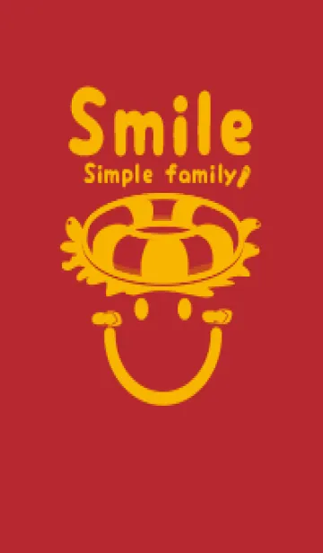 [LINE着せ替え] スマイル＆サマー 茜色の画像1