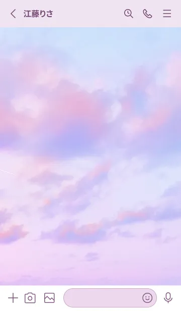 [LINE着せ替え] Beautiful Sunset pale colour*の画像2