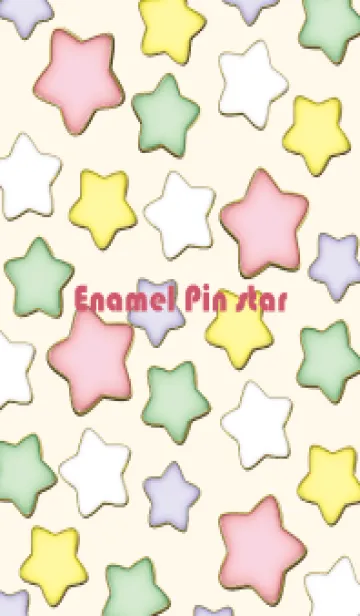 [LINE着せ替え] Enamel Pin Candy Star 113の画像1