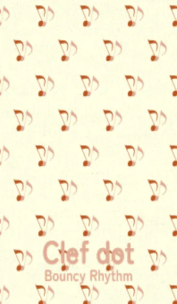 [LINE着せ替え] Clef dot 代赭の画像1