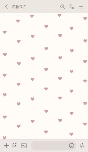 [LINE着せ替え] pattern_heart (antiquerose)の画像2