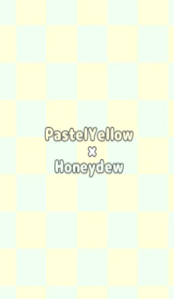 [LINE着せ替え] パステルイエロー■ハニデュー.TKCの画像1