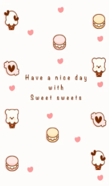 [LINE着せ替え] Sweet Sweets theme 2 :)の画像1