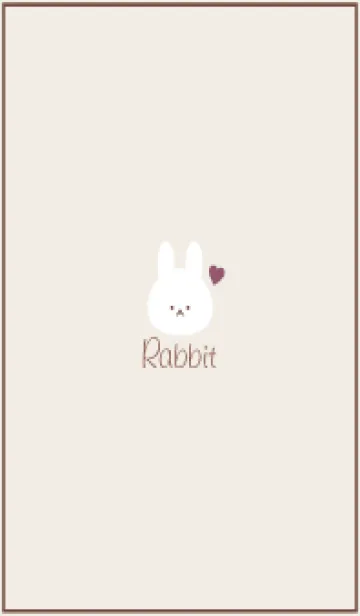 [LINE着せ替え] Rabbit-Dusky.Beige 30の画像1