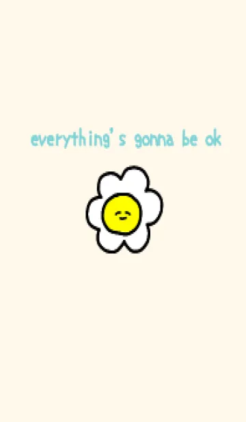 [LINE着せ替え] everything's gonna be ok:)ivorygreenの画像1