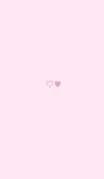 [LINE着せ替え] minimam heart_candypinkの画像1