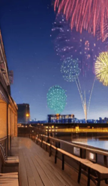 [LINE着せ替え] 夏夜のカケラ#HT023。の画像1