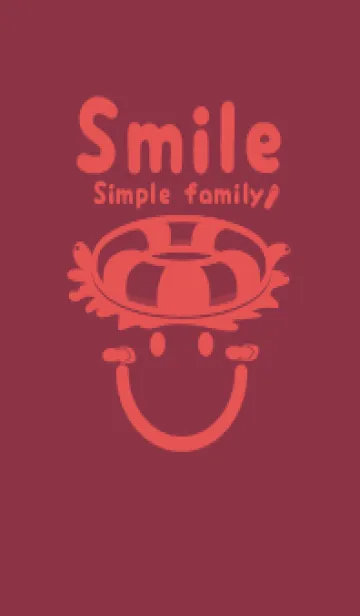 [LINE着せ替え] スマイル＆サマー クリムソンの画像1