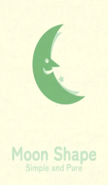 [LINE着せ替え] 月型の着せかえ フレッシュグリーンの画像1