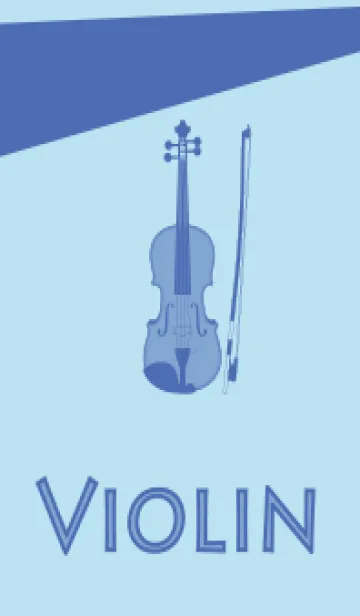 [LINE着せ替え] Violin CLR ベビーブルーの画像1