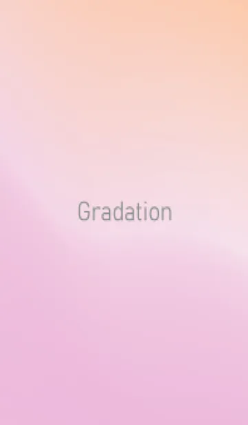 [LINE着せ替え] gradation-ORANGE&PINKの画像1