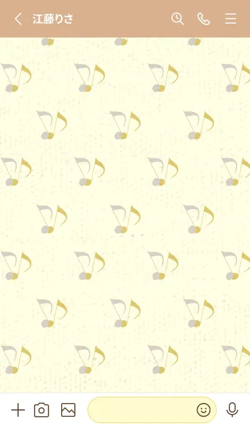 [LINE着せ替え] Clef dot オーキッドホワイトの画像2