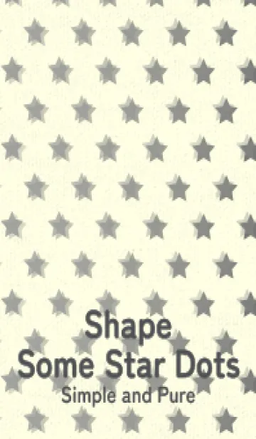 [LINE着せ替え] 星のドッドきせかえ 鼠色の画像1